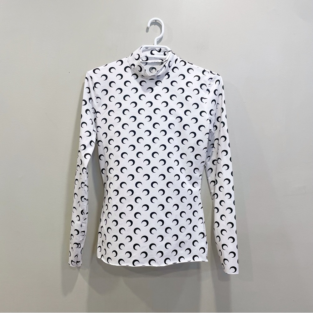 Marine Serre Over the Moon Turtleneck